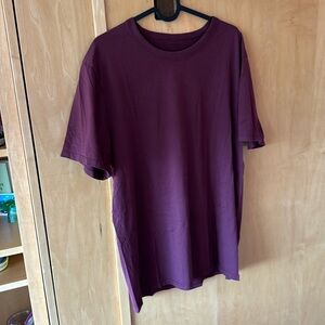 Men’s small burgundy, Lululemon T-shirt